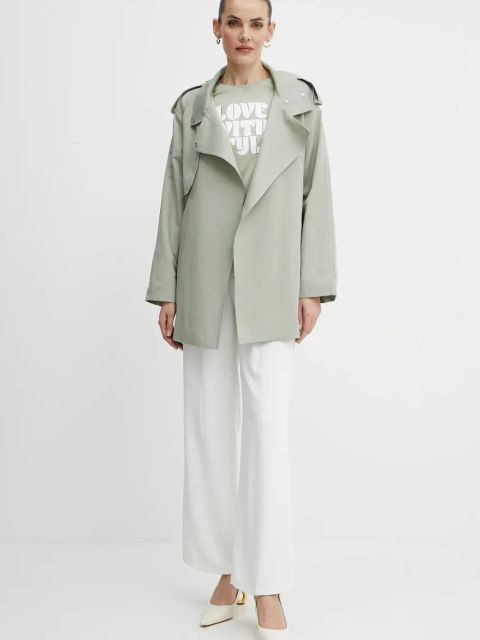 Morgan t-shirt DSTYLE damski kolor zielony DSTYLE