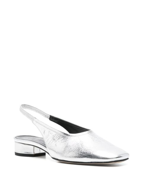 Aeyde Dua heeled pumps - Silver