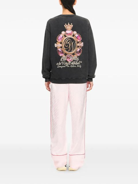 Off-White Royal Jwls graphic sweatshirt - Grey