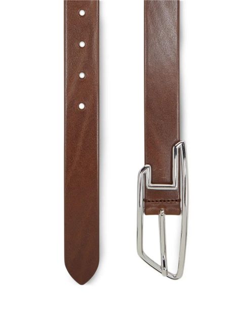 Diesel outlined D buckle belt - Brown - zdjęcie produktu nr 2