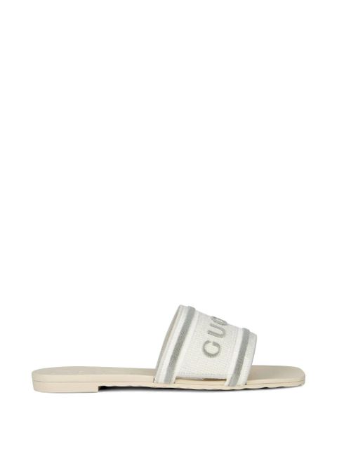 Gucci logo-detail sandals - White - zdjęcie produktu nr 1