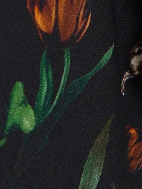 Marni floral-print maxi dress - Black