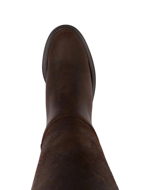 Hereu Anella 45mm suede boots - Brown