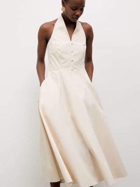 Answear.LAB sukienka rozkloszowana bawełniana - zdjęcie produktu nr 1