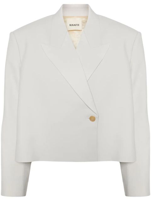 KHAITE Raymond double-breasted blazer - White - zdjęcie produktu nr 1