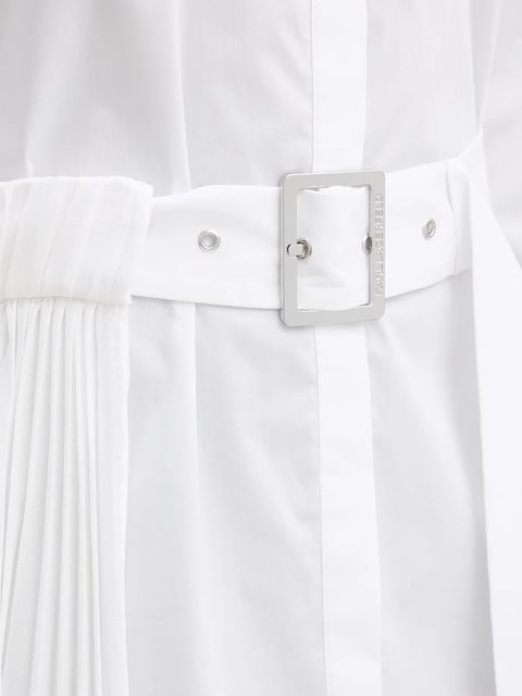 Karl Lagerfeld sukienka kolor biały mini oversize B1W13052