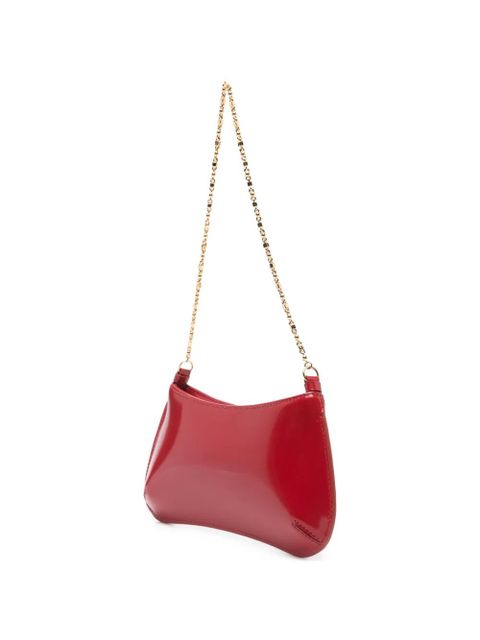 Jacquemus Le Petit Bisou chain-strap shoulder bag - Red