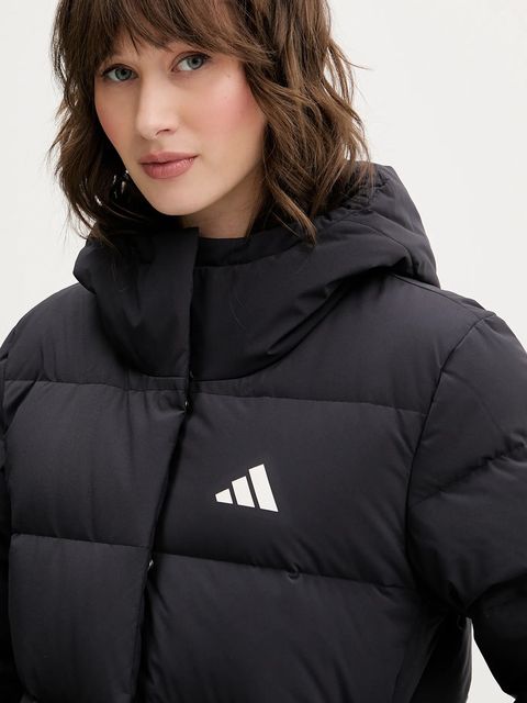 adidas kurtka puchowa Helionic kolor czarny zimowa JN2086