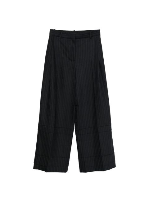 KHAITE Linden palazzo pants - Blue