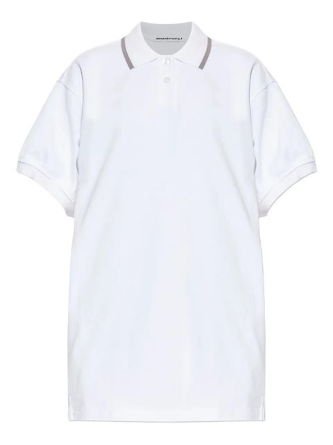 Alexander Wang polo-collar mini dress - White - zdjęcie produktu nr 1
