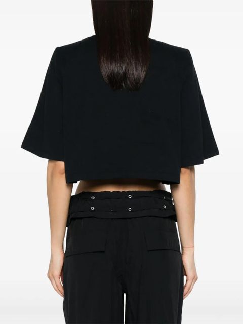 ISABEL MARANT Zaely logo-embroidered T-shirt - Black - zdjęcie produktu nr 2