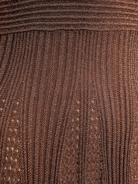 Morgan sukienka kolor brązowy maxi rozkloszowana RMARMAI