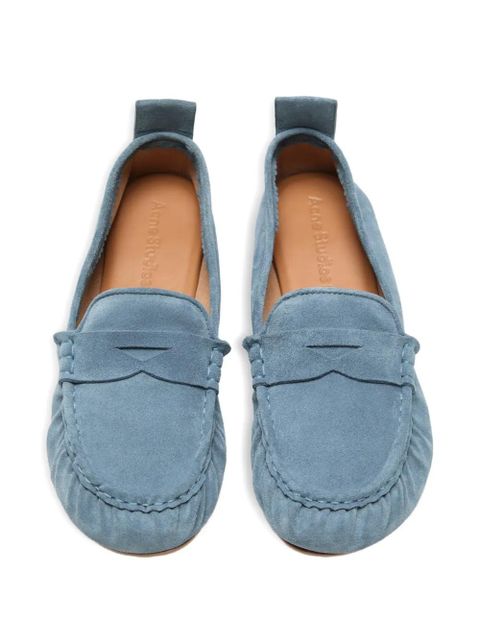Acne Studios suede loafers - Blue