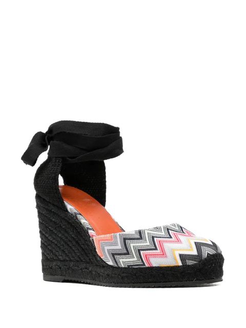 Missoni 100mm zigzag-pattern espadrilles - Black - zdjęcie produktu nr 2
