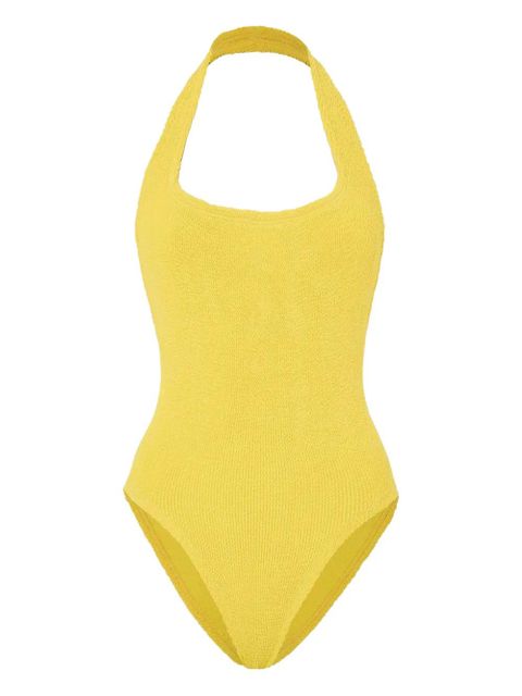 Hunza G Sandy halterneck swimsuit - Yellow - zdjęcie produktu nr 1