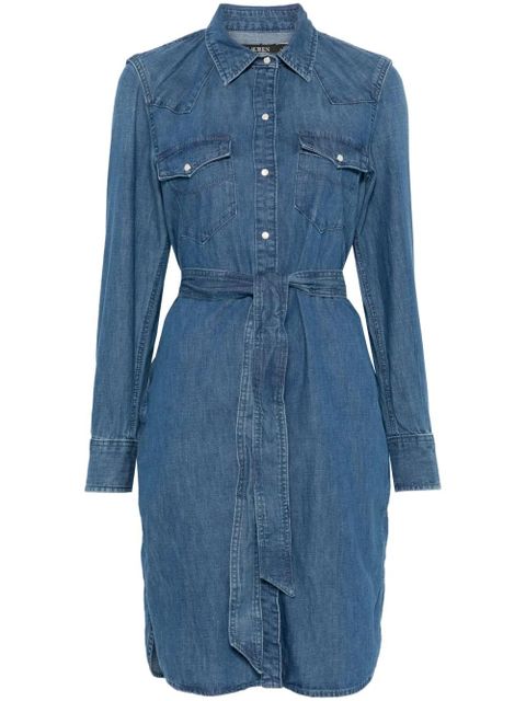 Lauren Ralph Lauren denim midi dress - Blue - zdjęcie produktu nr 1