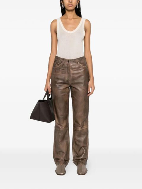 LEMAIRE ribbed tank top - Neutrals - zdjęcie produktu nr 2