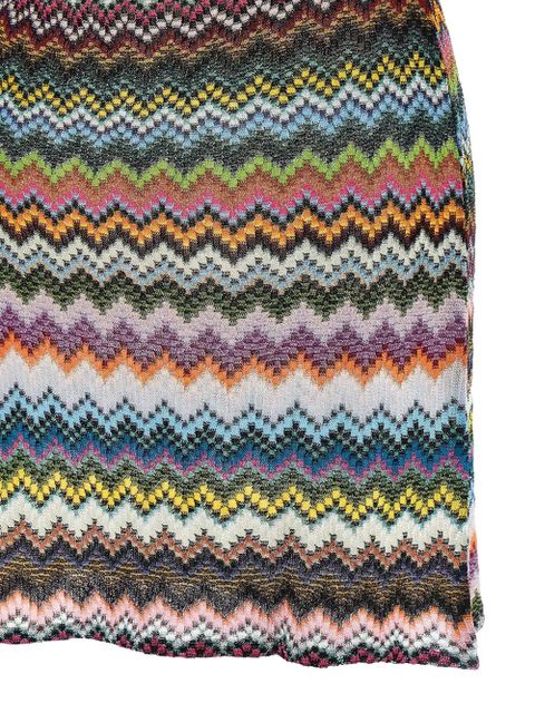 Missoni zig-zag knitted mini dress - SM9YJ