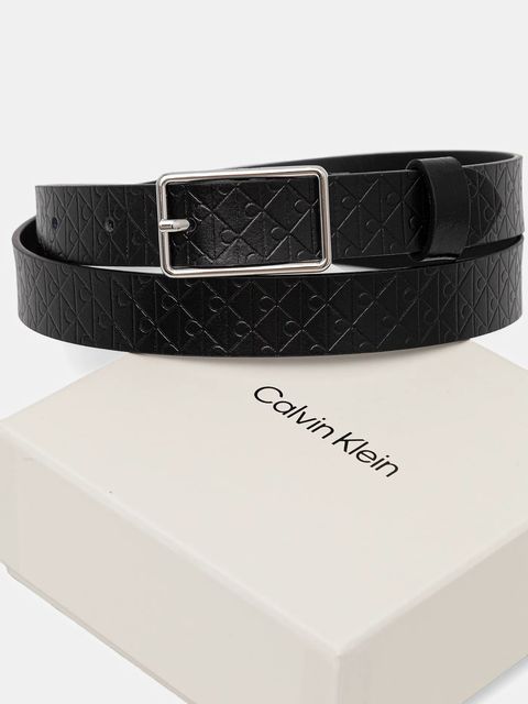 Calvin Klein pasek skórzany damski kolor czarny LV04F7049G - zdjęcie produktu nr 2
