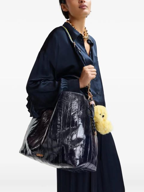 Essentiel Antwerp ruffle-sleeve shirt - Blue