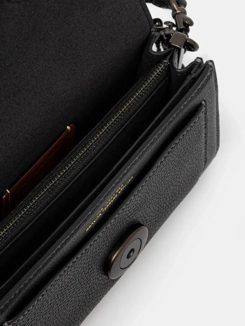 Coach torebka skórzana Tabby kolor czarny CY201