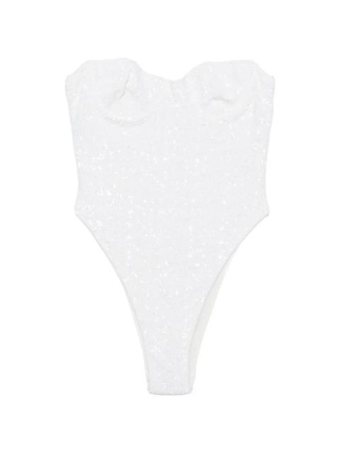 Oséree sequin-embellished underwired swimsuit - White - zdjęcie produktu nr 1