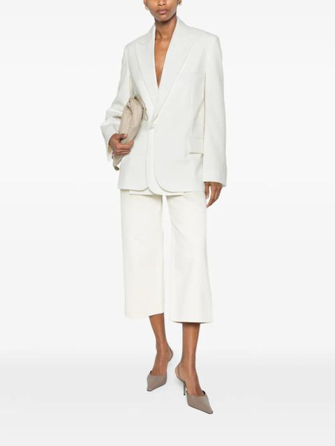 Victoria Beckham long-sleeve blazer - White - zdjęcie produktu nr 2