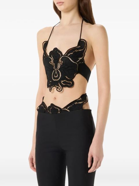 Blumarine halterneck tank top - Black