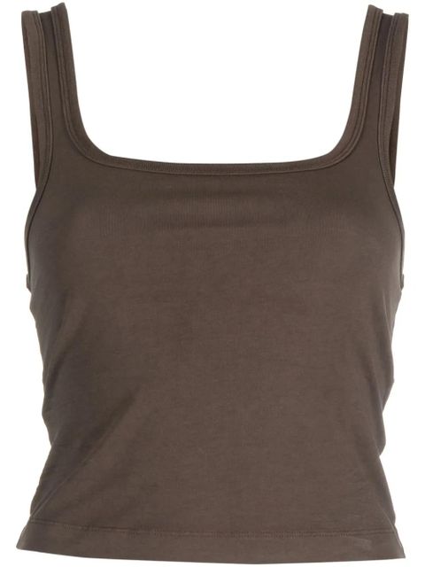 ENTIRE STUDIOS square-neck cropped top - Brown - zdjęcie produktu nr 1