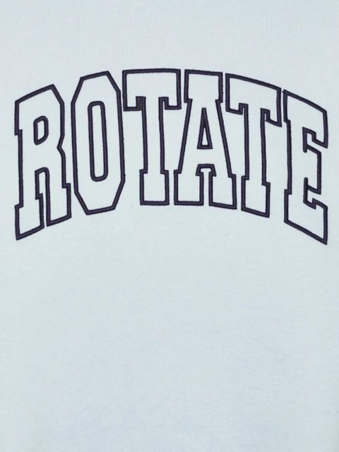 ROTATE BIRGER CHRISTENSEN embroidered-logo sweatshirt - Blue