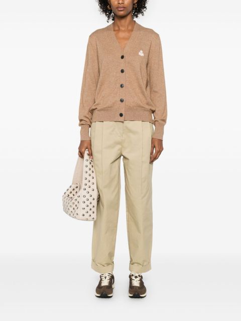 MARANT ÉTOILE Karina cardigan - Brown - zdjęcie produktu nr 2