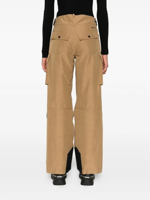 Moncler Grenoble flap-pocket padded ski trousers - Brown