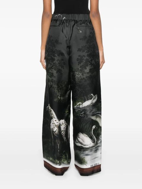 The Attico printed trousers - Grey
