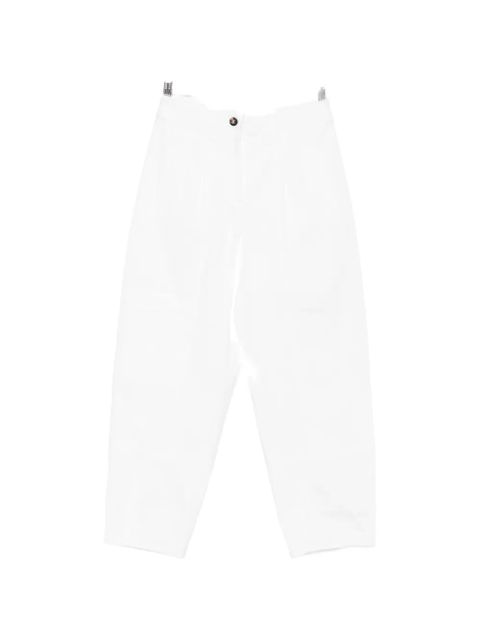Max Mara pleated straight-leg trousers - White - zdjęcie produktu nr 1