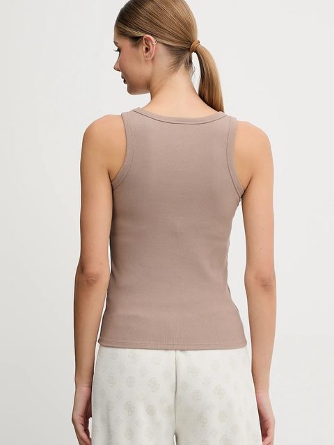 Guess top COLETTE damski kolor beżowy V4YP06 K8RT2