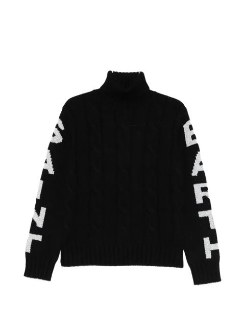 MC2 Saint Barth cable-knit sweater - Black - zdjęcie produktu nr 1