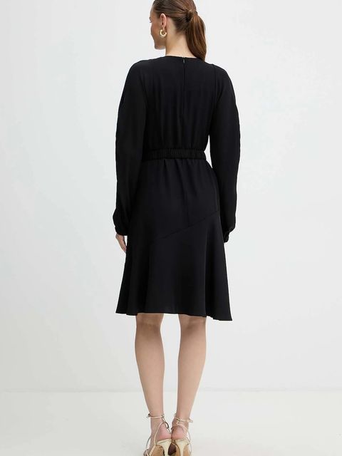 Pinko sukienka kolor czarny mini rozkloszowana 105727 A2U2