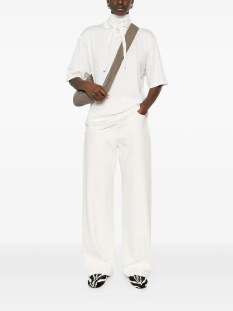 LEMAIRE roll-neck short-sleeve T-shirt - Neutrals - zdjęcie produktu nr 2