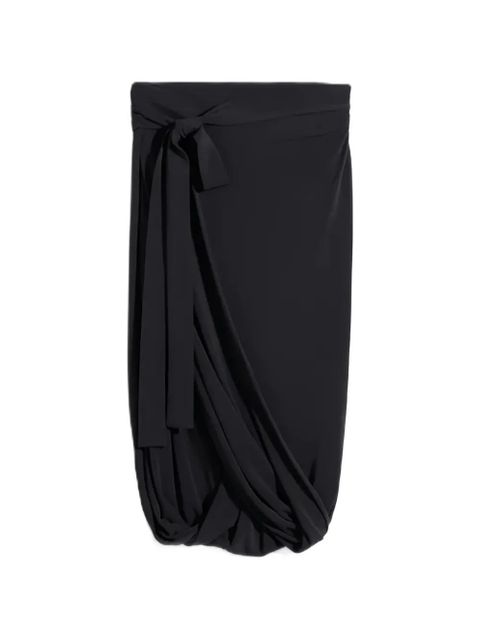 LEMAIRE wrap skirt - Black - zdjęcie produktu nr 1