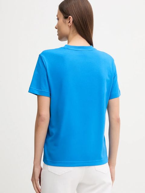 Calvin Klein Jeans t-shirt bawełniany damski kolor niebieski LV047B865G - zdjęcie produktu nr 2