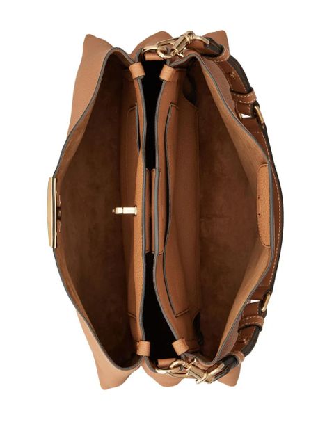 Tod's medium T Timeless leather tote bag - Brown