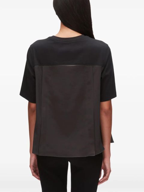 3.1 Phillip Lim panelled T-shirt - Black