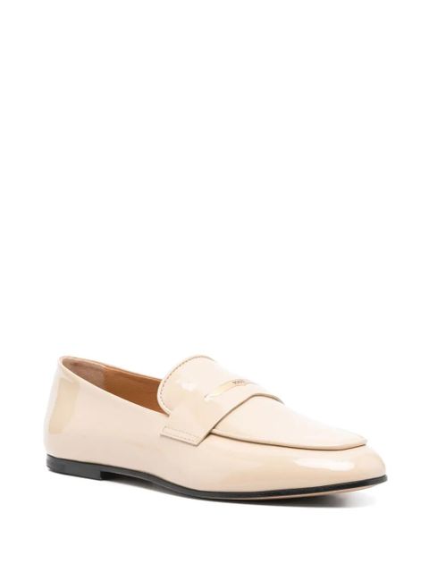 Tod's logo-plaque loafers - Neutrals