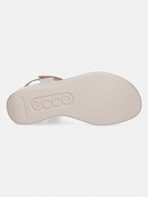Ecco sandały skórzane Flowt Wedge LX W