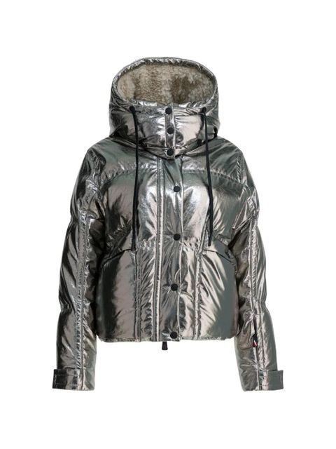 Moncler Grenoble hooded puffer jacket - Silver - zdjęcie produktu nr 1