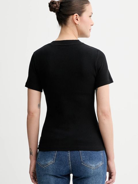 Marc O'Polo t-shirt damski kolor czarny 5000006283