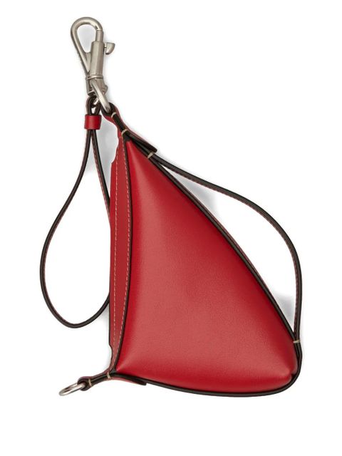 Tod's triangular leather purse - Red