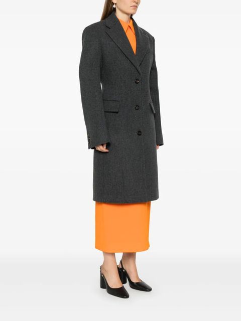 Miu Miu virgin-wool coat - Grey