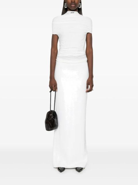 Jean Paul Gaultier jersey double-layer top - White - zdjęcie produktu nr 2