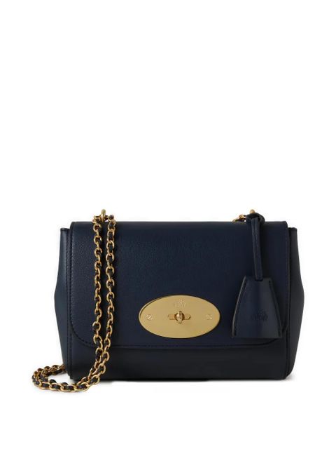 Mulberry small Lily grained-leather shoulder bag - Blue - zdjęcie produktu nr 2